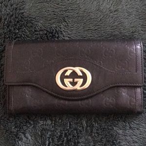 AUTHENTIC GUCCI SUKEY CONTINENTAL WALLET